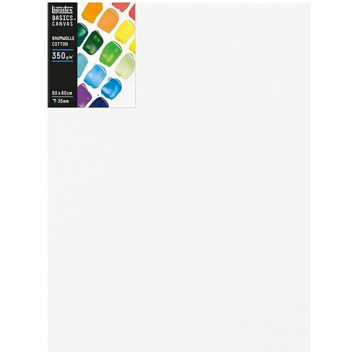 LIQUITEX Basics Slikarsko platno z okvirjem z globokim robom (80 x 60 x 3,5 cm, Bombaž, 3-krat grundirano) Cene