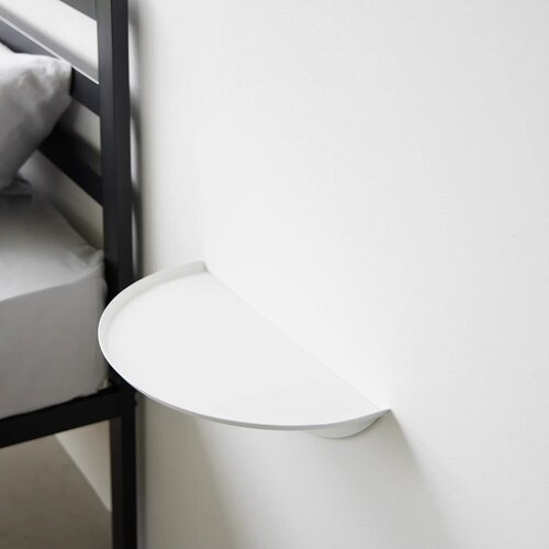 YAMAZAKI Bela kovinska polica 40 cm Tower &amp;ndash; Slike