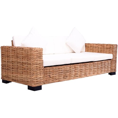 VidaXL trosjed Sofa Prirodni Ratan Slike