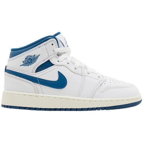 Nike Visoke superge Jordan 1 Mid SE Industrial Blue (GS) Bela Cene