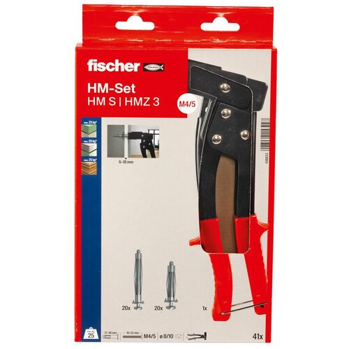 Fischer Set metalnih tipli za šuplje građevinske materijale (Izrada od kvalitetnog metala, 40 Kom.) Cene