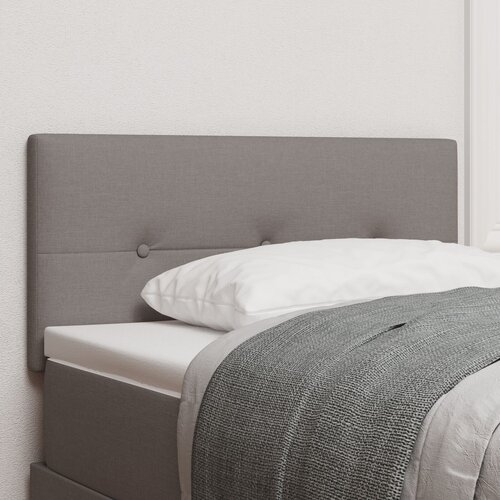 VidaXL vzglavje s gumbi, taupe, 90 cm, tkanina Slike