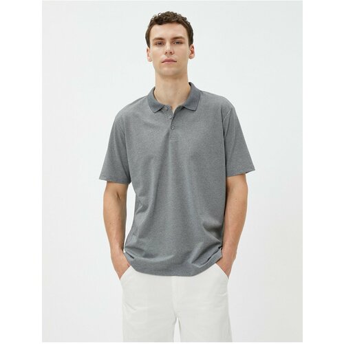 Koton Polo T-shirt - Gray Cene