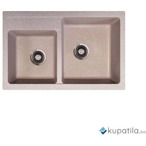  Sudoper bež Xgranit Quadro 2D Plus Metalac Cene