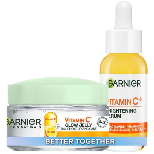 Garnier Vitamin C Set dnevna krema + serum za lice Slike