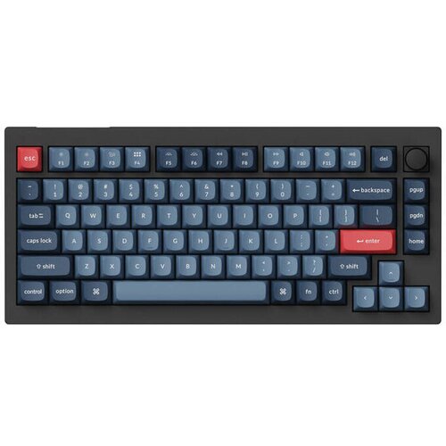 KEYCHRON Brezžična mehanska tipkovnica V1 Max QMK/VIA z gumbom Banana Switch (črna) Cene