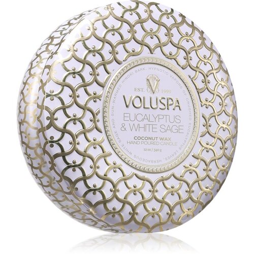 VOLUSPA Maison Blanc Eucalyptus &amp;amp; White Sage mirisna svijeća u limenci 340 g Slike