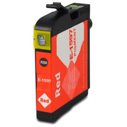 Eurotoner Tinta Zamjenska za Epson T1597 crvena Slike