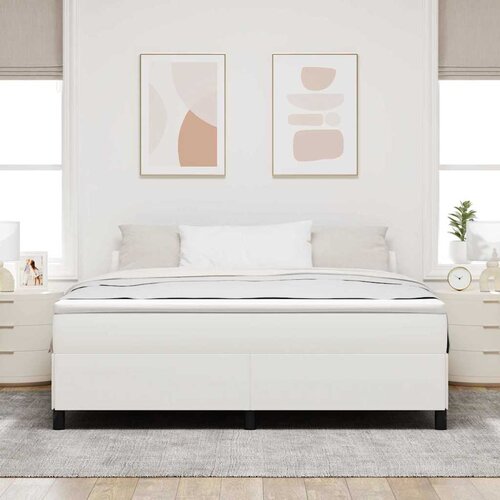 Krevet s opruga kutije Krem 180 x 200 cm Kordura tekstil Slike