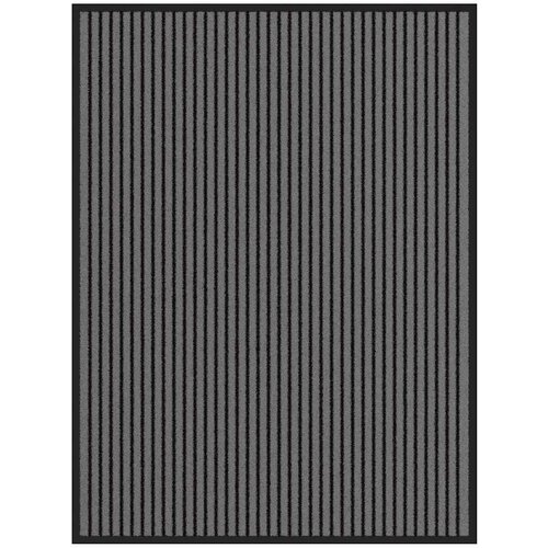 vidaXL Predpražnik črtast črn in siv 90x120 cm Cene