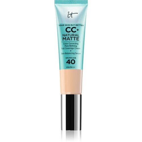 IT Cosmetics Your Skin But Better CC+ Cream Natural Matte matirajoči tekoči puder SPF 40 za ženske Fair 32 ml Slike