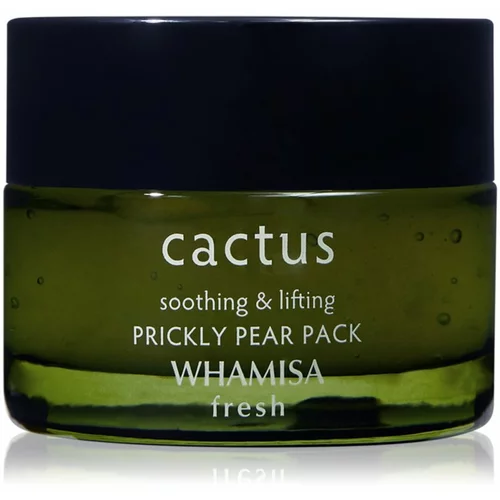 Whamisa Cactus Prickly Pear Pack vlažilna gel maska za intenzivno obnovitev in učvrstitev kože 30 g