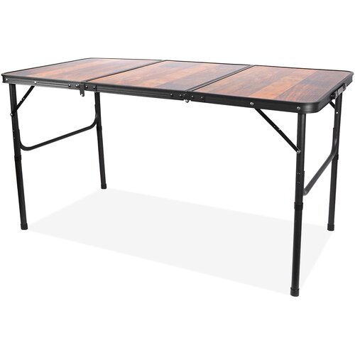 Aga sklopivi stol za kampiranje 120 x 60 x 37/66 cm MR6122 - smeđa Slike