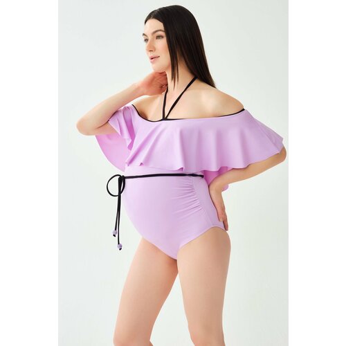 Dagi Swimsuit - Purple - Plain Cene