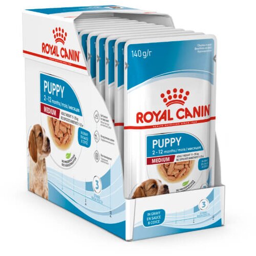 Royal_Canin medium puppy 10 x 140 g Cene