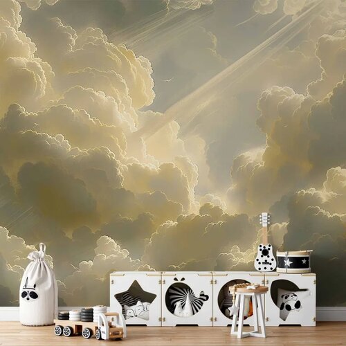  Foto tapeta - Enchanting Play of Colors Against a Backdrop of Clouds 400x280 Slike
