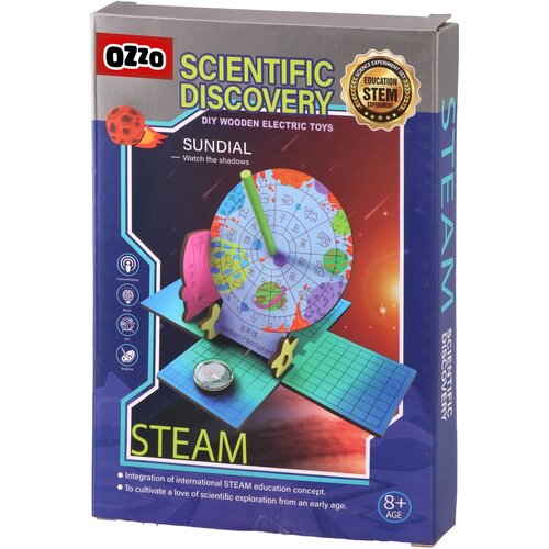 Ozzo Scientific Discovery, edukativni set, sunčani sat, drveni, 96K Cene