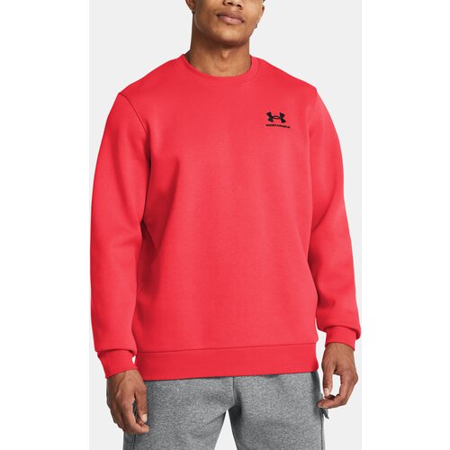 Under Armour Men&amp;#039;s sweatshirt UA Icon Fleece Crew-RED - Men&amp;#039;s Slike