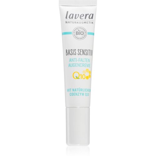 Lavera Basis Sensitiv Q10 krema za predel okoli oči proti oteklinam in gubam s koencimom Q10 15 ml Cene