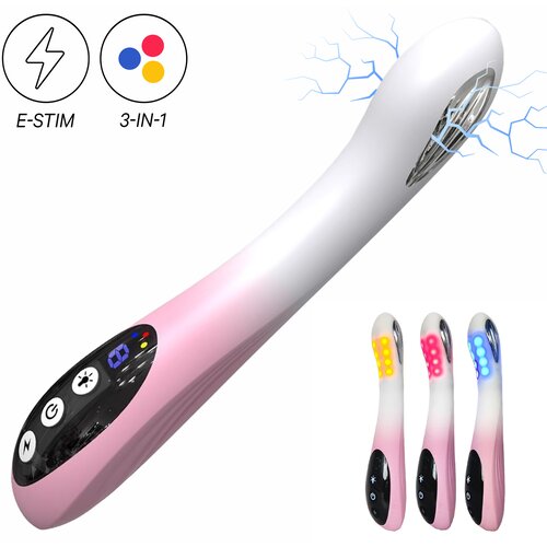 SuperLove E-Stim G-Spot Vibrator White-Pink Slike