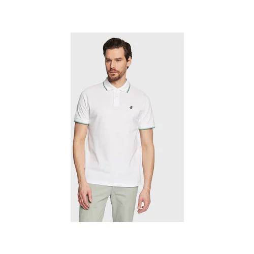 Save The Duck Polo majica DR0136M BATE16 Bela Regular Fit