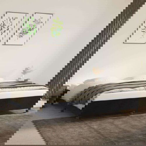  Za krevet crni 200x200 cm bar&amp;scaron;unasti Slike