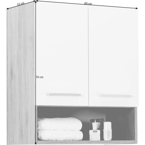 XORA viseča omara 60/70/33 cm Slike