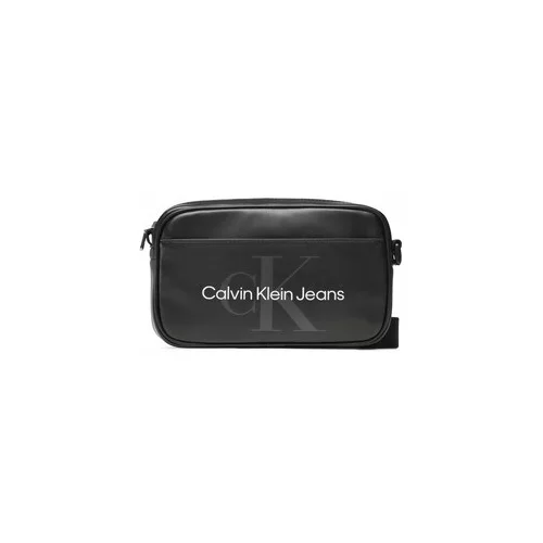 Calvin Klein Jeans Torbica za okrog pasu Monogram Soft Camera Bag22 K50K510396 Črna