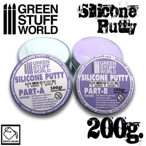Green Stuff World violet silicone putty 200gr Cene