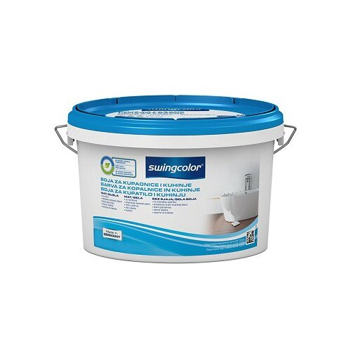 SWINGCOLOR boja za kupaonicu i kuhinju (Bijele boje, 2,5 l, Mat) Slike