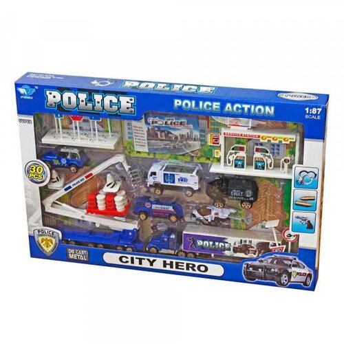 Best Luck policijski set vozila + znakovi Cene
