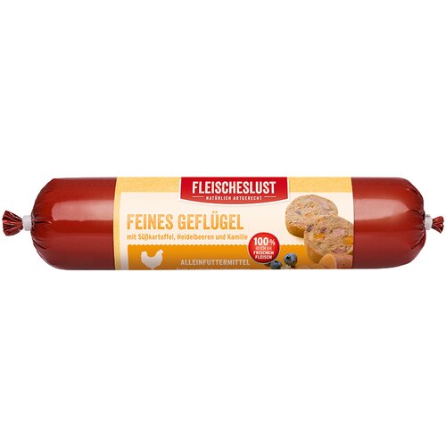 Fleischeslust Varčno pakiranje 24 x 800 g - Classic: fina perutnina s sladkim krompirjem in kamilico Cene