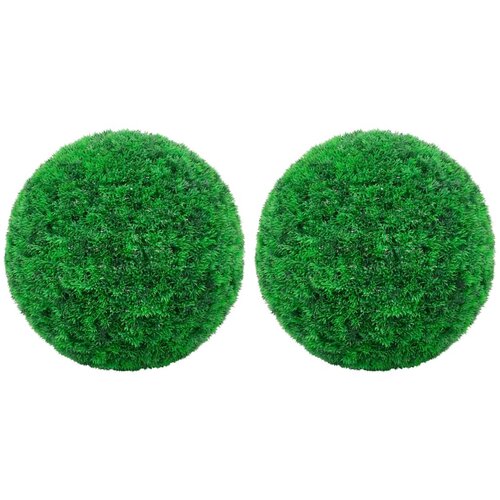 VidaXL Umetni pu&amp;scaron;pani okrogli 2 kosa 35 cm Slike