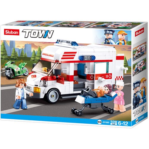Sluban kocke, ambulantno vozilo sa figurama 328kom Slike