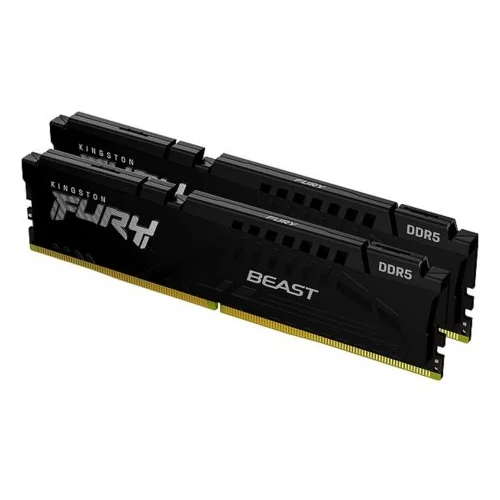 Kingston RAM DDR5 64GB 6000 FURY Beast Black EXPO, kit 2x 32GB, CL30, DIMM KF560C30BBEK2-64