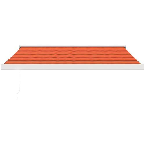 Tenda na uvlačenje narančasto-smeđa 3,5x2,5 m tkanina/aluminij Slike