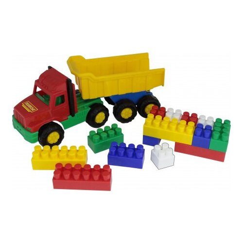  Kamion + kocke 17 el. 29x10x14 ( 004239 ) Slike