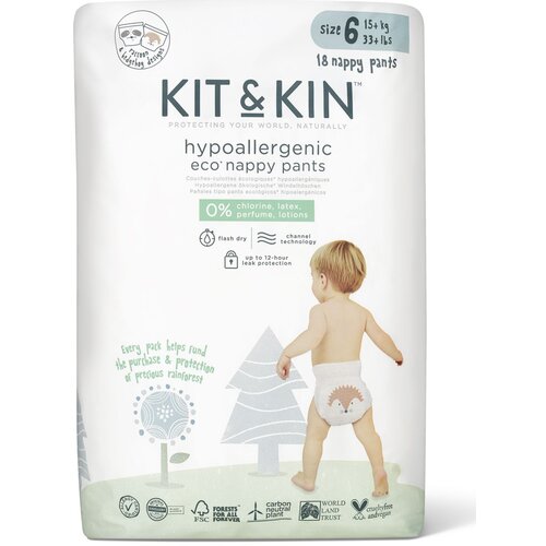 KIT&KIN plenice hlačne XL velikost 6, (15kg+) 18 kos 54189N Cene