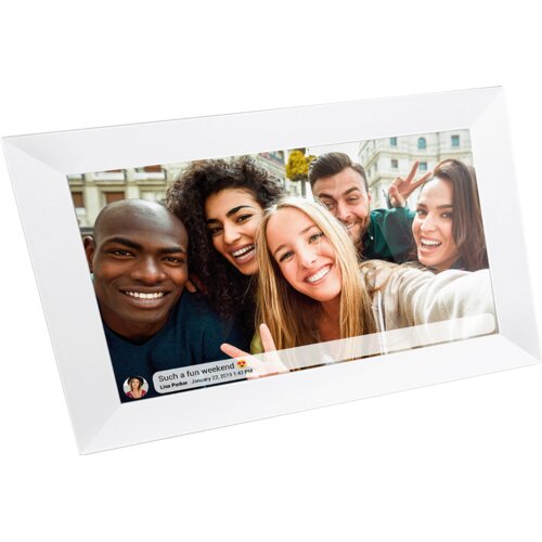 IRRADIO Digitalni foto okvir 10&amp;quot;, IPS touch panel, WiFi - DPF-IR10W Slike