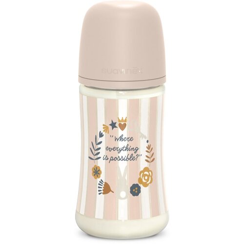 Suavinex Wonderland SX Pro Physiological Anti-Colic bočica za bebe M Medium Flow 3 m+ Pink 270 ml Cene