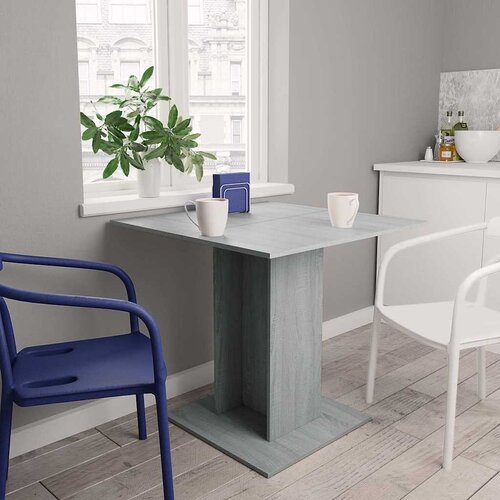  Blagovaonski stol boja hrasta 80 x 80 x 75 cm konstruirano drvo Cene