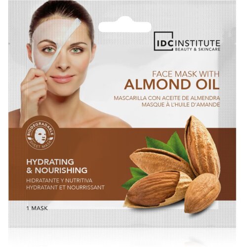 IDC INSTITUTE Almond Oil maska iz platna za obraz za enkratno uporabo 1 kos Cene