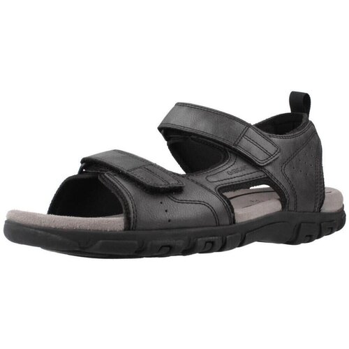 Geox Sandali & Odprti čevlji UOMO SANDAL STRADA Črna Cene