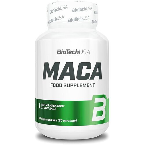 BioTech USA Maca Dodatak ishrani sa makom, 1500mg, 60 kapsula Cene