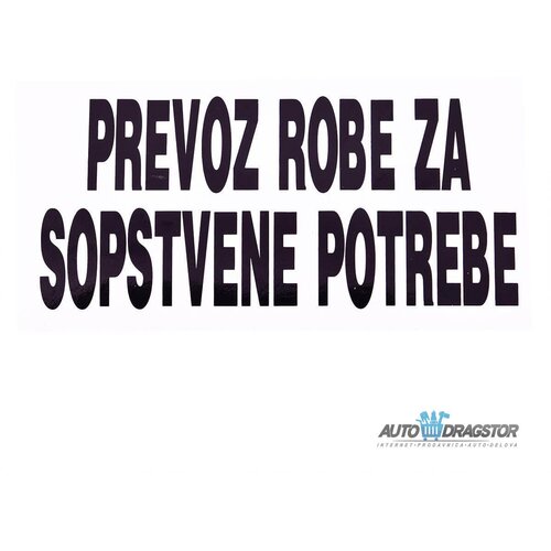 888 Car Accessories nalepnica &amp;quot;sopstveni prevoz&amp;quot; Slike