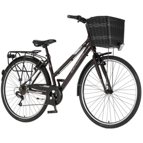 Explorer bicikl tour  axys lady 28" alu 18" v-brake 6 brzina 155-178cm (s/m) braon crni 1282090 Cene