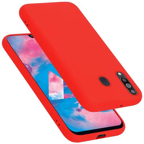Cadorabo Ohi&amp;scaron;je, združljiv s Samsungom v tekoči rdeči barvi - za&amp;scaron;čitni pokrov iz fleksibilnega silikona TPU, (20583027) Slike