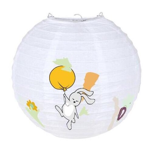 Rabalux visilica Hopply, Papirna, 40W, E27, &amp;oslash;40cm, Bela Slike