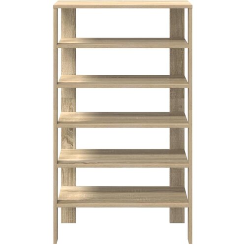  Stalak za cipele boja hrasta 61x32x105 cm konstruirano drvo Slike