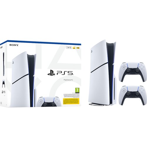 Playstation Igralna konzola 5 Slim, 1TB + dodaten kontroler (bel) Cene